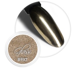 Glass Effect Nailart Nagelpoeder Molly Lac: Nr. 1 - Golden   Glass Effect Nailart Nagelpoeder Molly Lac: Nr. 1 - Golden
