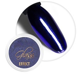 Glass Effect Nailart Nagelpoeder Molly Lac: Nr. 11 - Navy Glass Effect Nailart Nagelpoeder Molly Lac: Nr. 11 - Navy
