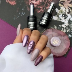 Glass Effect Nailart Nagelpoeder Molly Lac: Nr. 6 - Lilac Glass Effect Nailart Nagelpoeder Molly Lac: Nr. 6 - Lilac