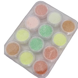 Glitter Colormix 12 potjes Glitter Colormix 12 potjes