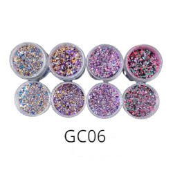 Nail Art Glitter Combinatie - GC06 Nail Art Glitter Combinatie - GC06