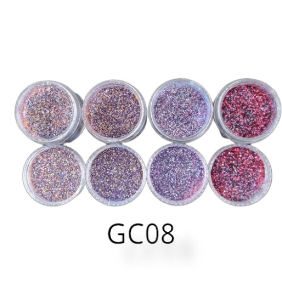 Nail Art Glitter Combinatie - GC08
