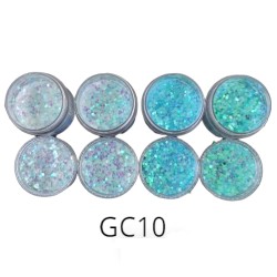 Nail Art Glitter Combinatie - GC10 Nail Art Glitter Combinatie - GC10