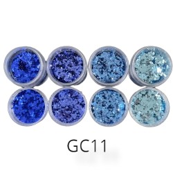 Nail Art Glitter Combinatie - GC11 Nail Art Glitter Combinatie - GC11