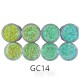 Nail Art Glitter Combinatie - GC14