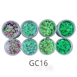 Nail Art Glitter Combinatie - GC16 Nail Art Glitter Combinatie - GC16