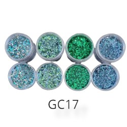 Nail Art Glitter Combinatie - GC17 Nail Art Glitter Combinatie - GC17
