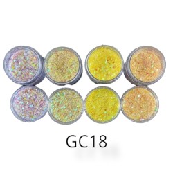 Nail Art Glitter Combinatie - GC18 Nail Art Glitter Combinatie - GC18