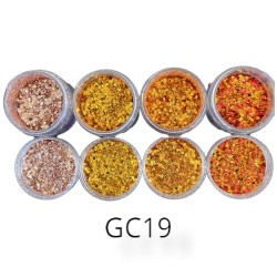 Nail Art Glitter Combinatie - GC19 Nail Art Glitter Combinatie - GC19