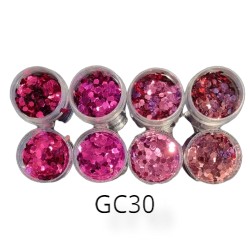 Nail Art Glitter Combinatie - GC30 Nail Art Glitter Combinatie - GC30