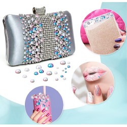 Half Pearls Nailart Decoration - Halve Parels voor nail art - Nagelsteentjes voor nail art - Doosje - Red Half Pearls Nailart Decoration - Halve Parels voor nail art - Nagelsteentjes voor nail art - Doosje - Red