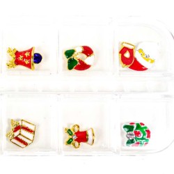 Nailart 12 vakjes Kerst nr.2 Nailart 12 vakjes Kerst nr.2