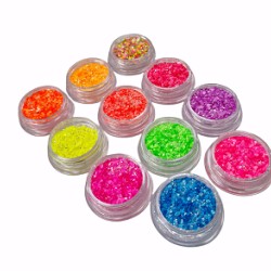 Neon Glitter 11 delig Neon Glitter 11 delig