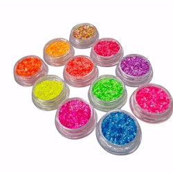 Neon Glitter 11 delig Neon Glitter 11 delig