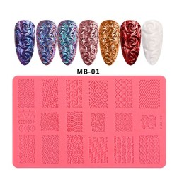 3D Stamping Nail Art Mal - Model 1 3D Stamping Nail Art Mal - Model 1