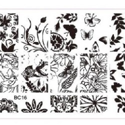 Stempel Nagel Sjabloon BC-16 Stempel Nagel Sjabloon BC-16