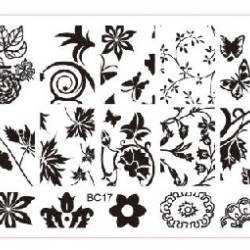 Stempel Nagel Sjabloon BC-17 Stempel Nagel Sjabloon BC-17