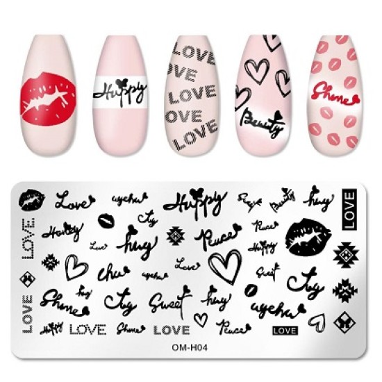 Stempel Nagel Sjabloon OM-H04 Stempel Nagel Sjabloon OM-H04
