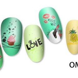 Stempel Nagel Sjabloon OMJ-07 Stempel Nagel Sjabloon OMJ-07