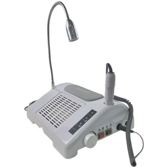 Nagelstation 3 in 1 - Salon Expert 3 in 1 - Stofafzuiger-Werklamp-Freesmachine