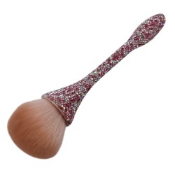 Stofborstel Glitter met strass steentjes - Kleur: Roze Stofborstel Glitter met strass steentjes - Kleur: Roze