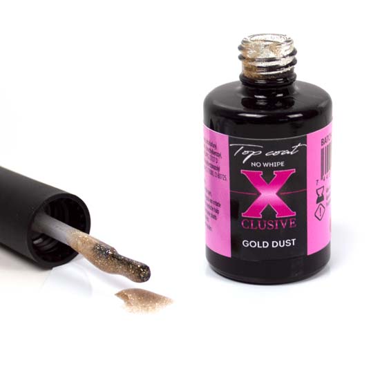 11ml Xclusive Topcoat Gold- of Silverdust 11ml Xclusive Topcoat Gold- of Silverdust