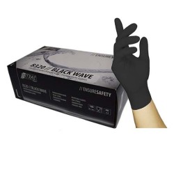 Nitril Handschoenen: Zwart 100st (Nitras) Nitril Handschoenen: Zwart 100st (Nitras)