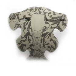 Nagelsjablonen Stiletto Grijs 500st