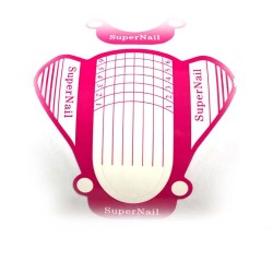 Nagelsjablonen Breed Gel Acryl Roze Wit 500st Nagelsjablonen Breed Gel Acryl Roze Wit 500st