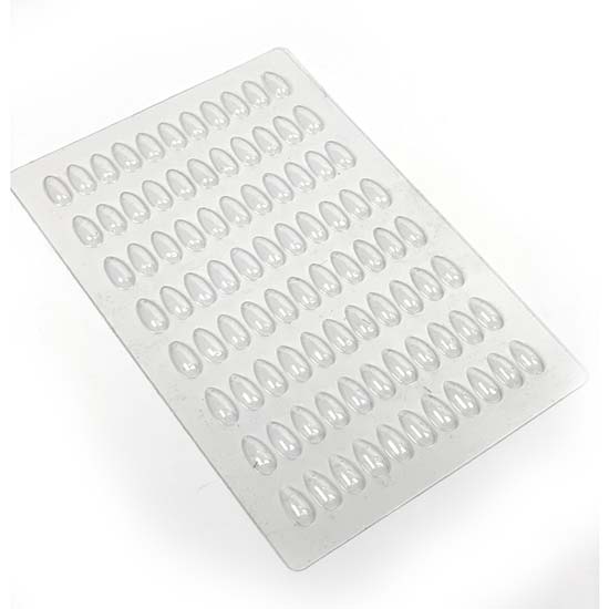 Kleurenkaart nagels 24,16,5 cm flexibel plastic