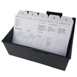 Tabbladen Kaartenbak breed - A5 Grijs Tabbladen Kaartenbak breed - A5 Grijs