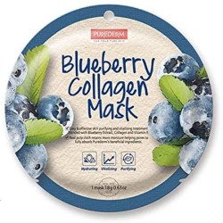 Blueberry Collagen vliesmasker Purederm Blueberry Collagen vliesmasker Purederm