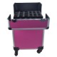 Beautykoffer - Beauty Trolley - Beautycase - Nagel Trolley - HA36: Roze