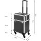 Beautykoffer - Beauty Trolley - Beautycase - Nagel Trolley - HA36: Zwart