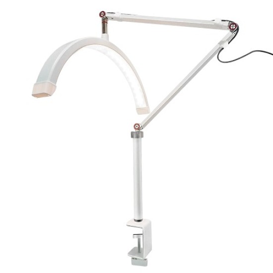 Moon LED Lamp M3X - Beauty Lamp met tafelklem - Kleur: Wit 