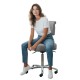 Tabouret Ergonomisch - Ergonomische Zadelkruk - Kleur: Grijs Tabouret Ergonomisch - Ergonomische Zadelkruk - Kleur: Grijs