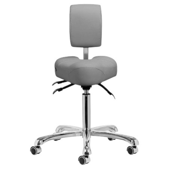 Tabouret Ergonomisch - Ergonomische Zadelkruk - Kleur: Grijs Tabouret Ergonomisch - Ergonomische Zadelkruk - Kleur: Grijs