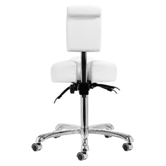 Tabouret Ergonomisch - Ergonomische Zadelkruk - Kleur: Wit