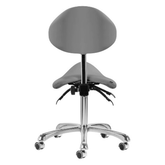 Tabouret de Luxe - Zadelzit de Luxe - Kleur: Grijs
