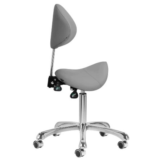 Tabouret de Luxe - Zadelzit de Luxe - Kleur: Grijs