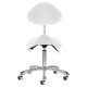﻿Tabouret de Luxe - Zadelzit de Luxe - Kleur: Wit