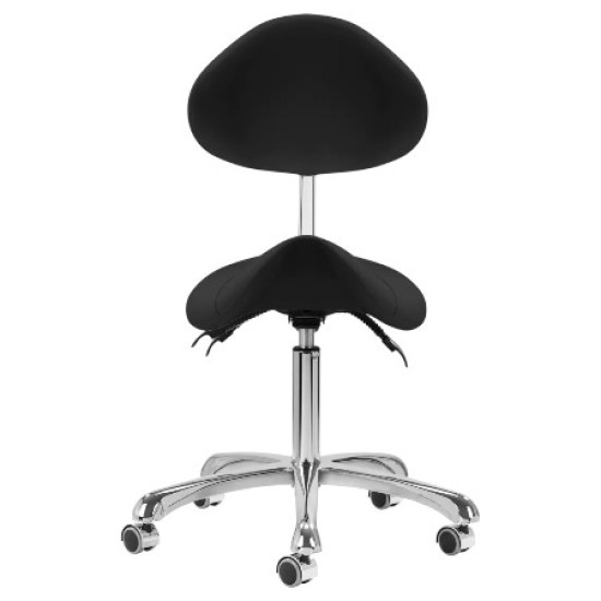 Tabouret de Luxe - Zadelzit de Luxe - Kleur: Zwart