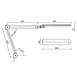 Luxe Tafellamp Led Licht 14W T-502 Luxe Tafellamp Led Licht 14W T-502