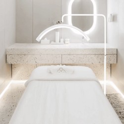 Moon LED Lamp - Beauty Lamp DeLuxe : Variant groot - Wit