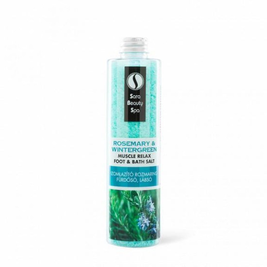 Sara Beauty Spa Bath&Foot Salt Rosemary & Wintergreen 330gr Sara Beauty Spa Bath&Foot Salt Rosemary & Wintergreen 330gr