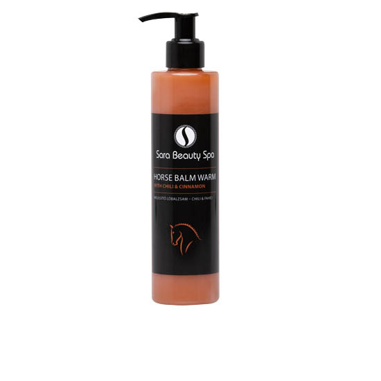 Sara Beauty Spa horse balm warm chili cinnamon 200ml Sara Beauty Spa horse balm warm chili cinnamon 200ml