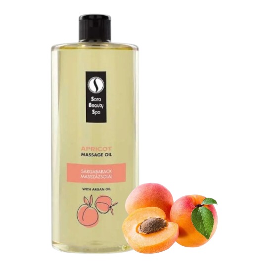 Sara Beauty Spa Massage olie Apricot 1000ml