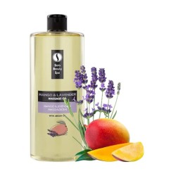 Sara Beauty Spa Massage olie Mango & Lavender (Argan) 1000ml Sara Beauty Spa Massage olie Mango & Lavender (Argan) 1000ml