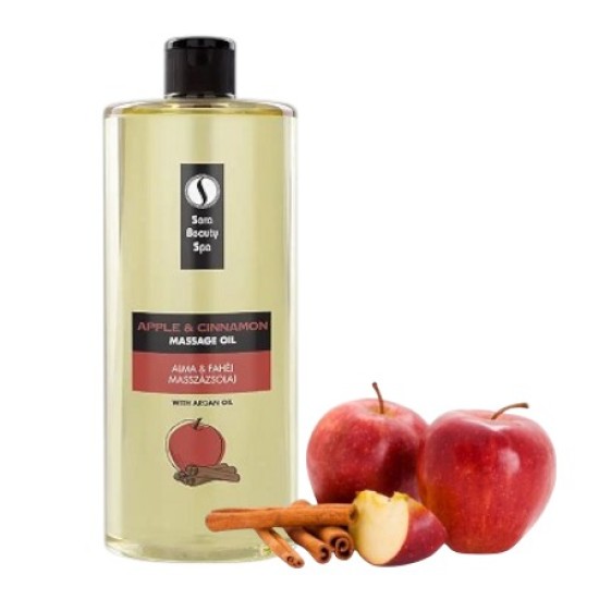 Sara Beauty Spa Massage Olie - Apple & Cinnamon (Argan) 1000ml Sara Beauty Spa Massage Olie - Apple & Cinnamon (Argan) 1000ml