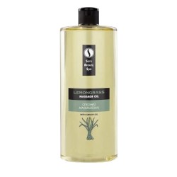 Sara Beauty Spa Massage olie Lemongrass (Argan) 1000ml Sara Beauty Spa Massage olie Lemongrass (Argan) 1000ml